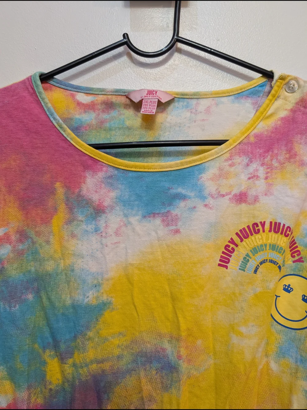 Juicy Couture Tie-Dye Romper With Fun Graphics - Picture 4 of 16